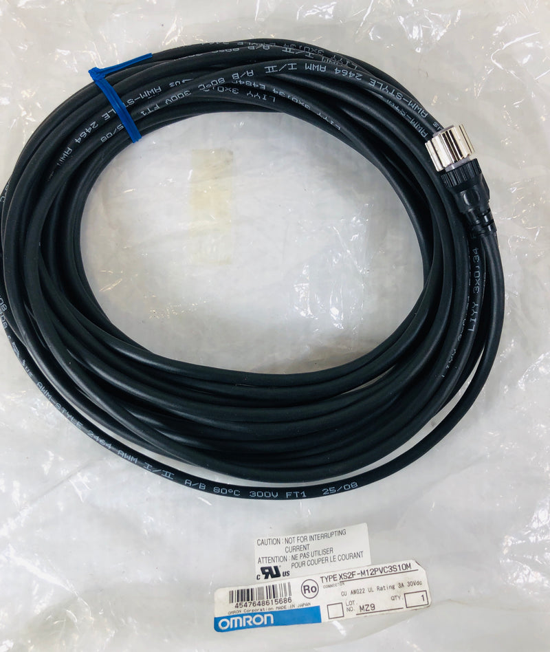 Omron Cable XS2F-M12PVC3S10M