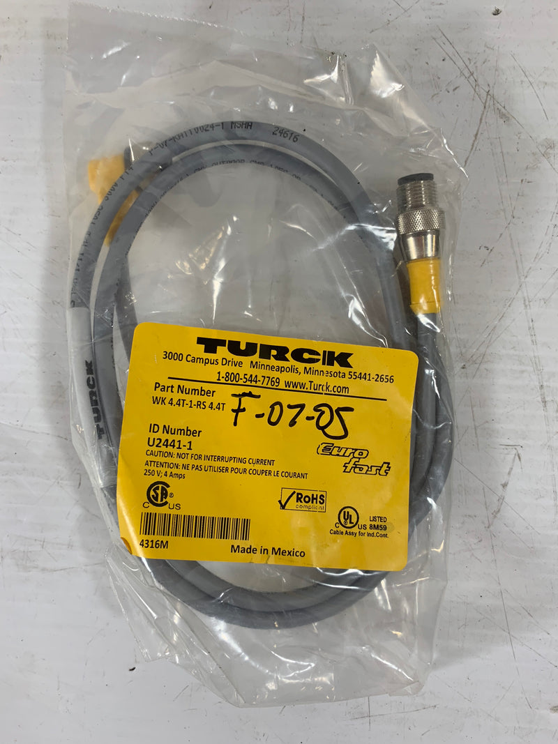 Turck Cable WK 4.4T-1-RS 4.4T U2441-1