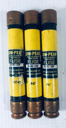 Low-Peak Dual Element Time Delay Fuse LPS-RK-15SP Lot of 3