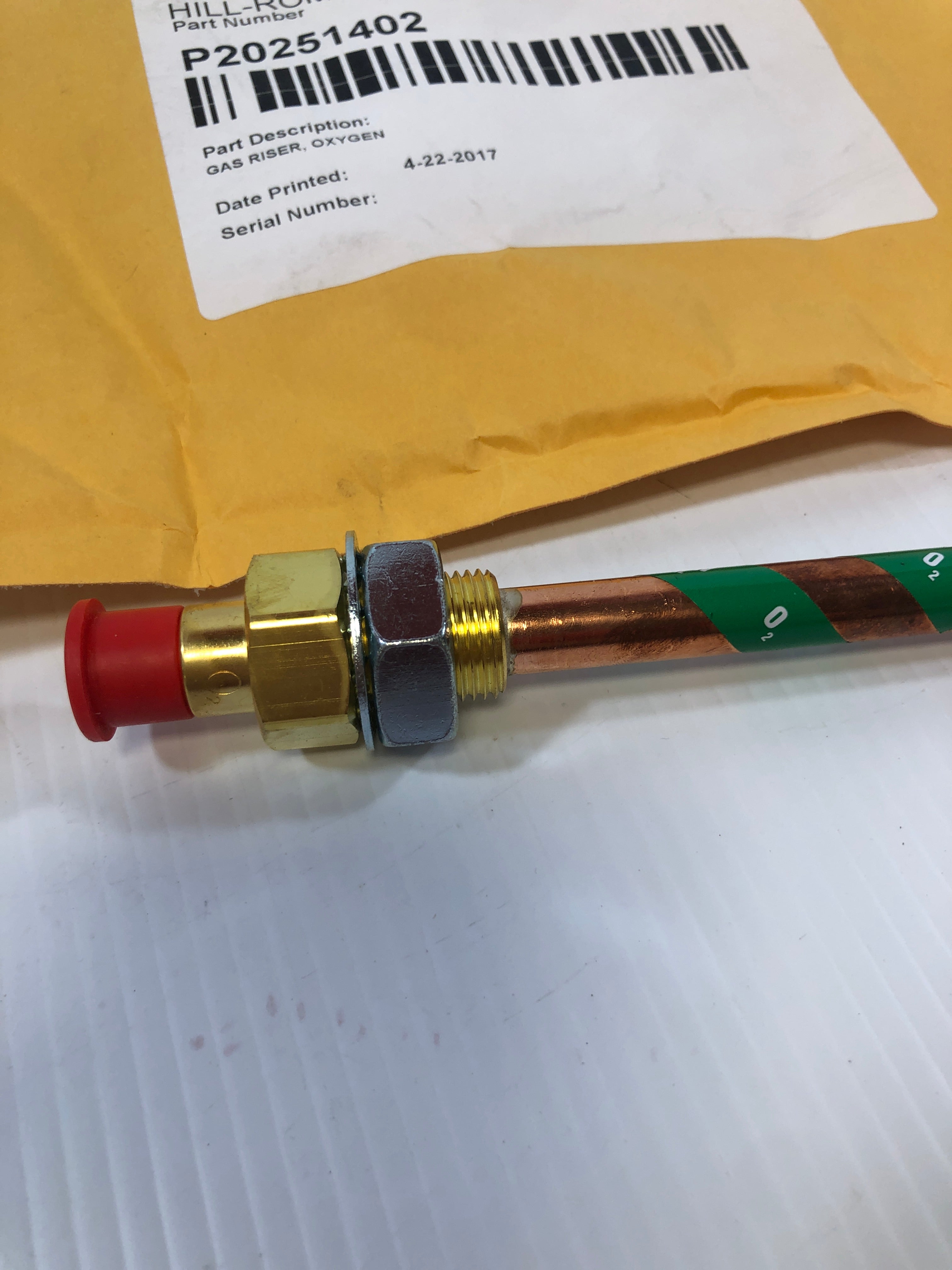 Oxygen Gas Riser P20251402