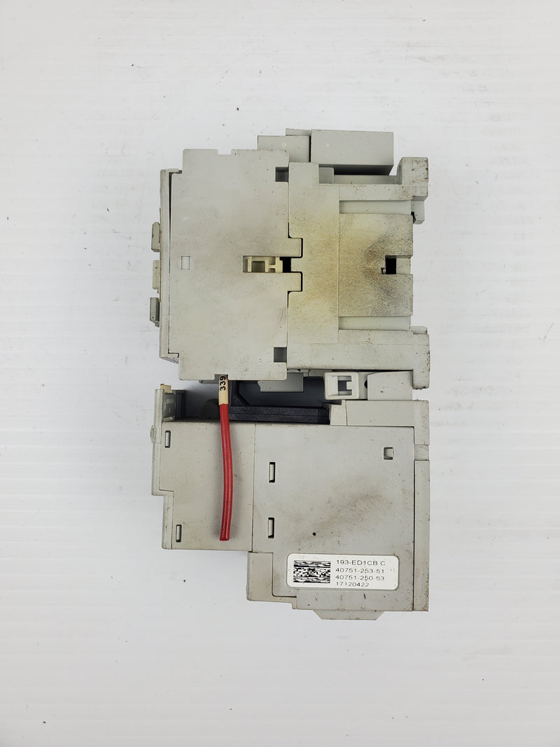 Allen-Bradley 100-C12*10 Ser. A Contactor and 193-ED1CB Series C Block