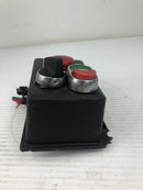 Allen Bradley Switch Control Box - Overload - Normal Bypass - Start Stop Button