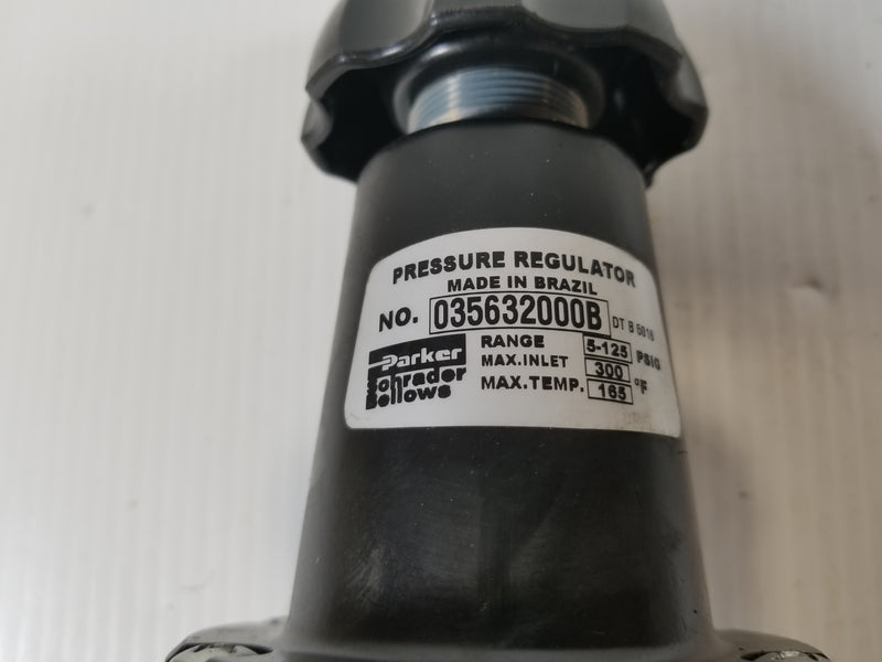 Parker 035632000B Pneumatic Pressure Regulator 5-125PSI