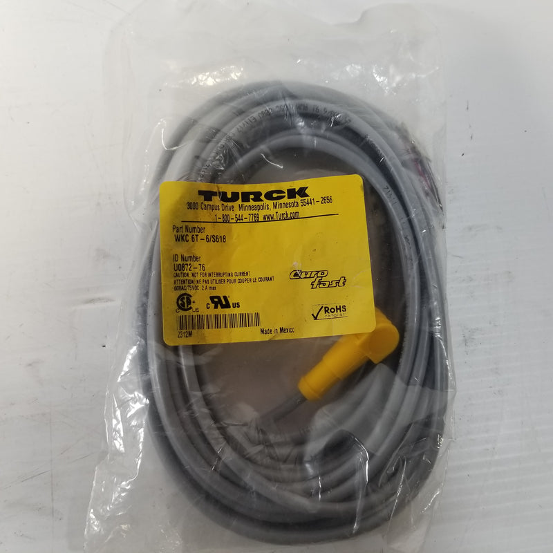 Turck WKC 6T-6/S618 Sensor Cable