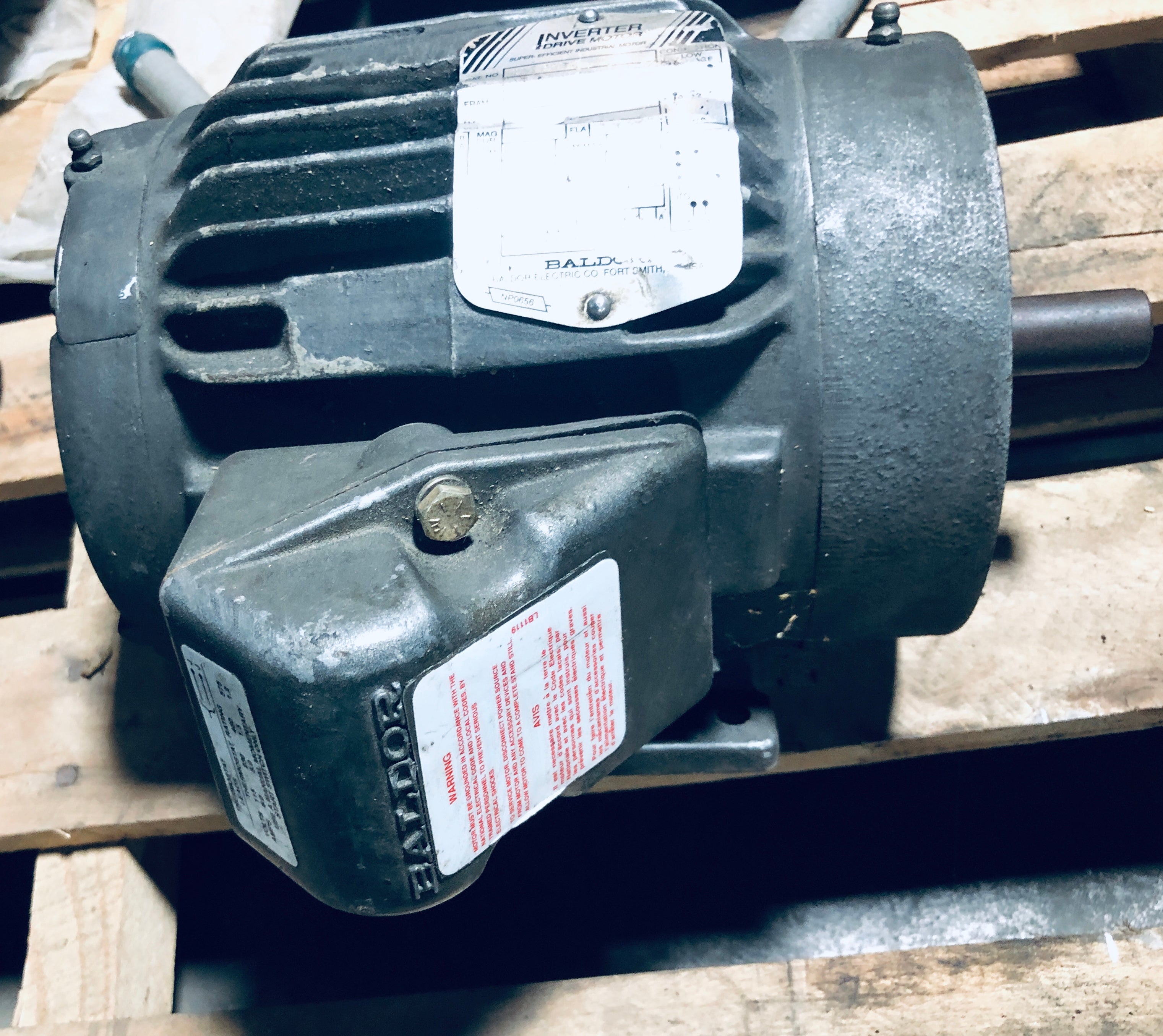 Baldor IDNM3581T Inverter Drive Motor 3 PH 143TC 1 HP 230/460V 1755 RPM