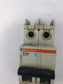 Merlin Gerin D2A Circuit Breaker 240V~ 2P Multi 9 C60 60154