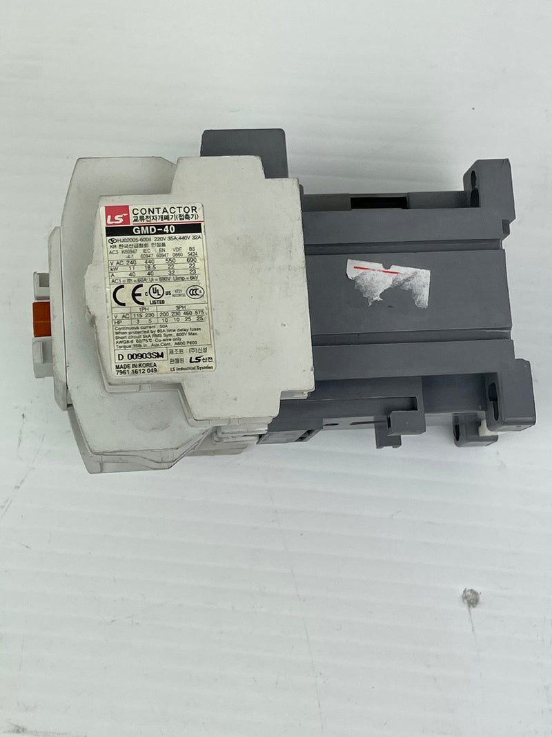 MEC GMD-40 Contactor 220V 35A, 440V 32A