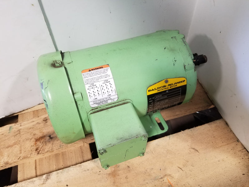 Baldor M3546 1HP 3 Phase Electric Motor