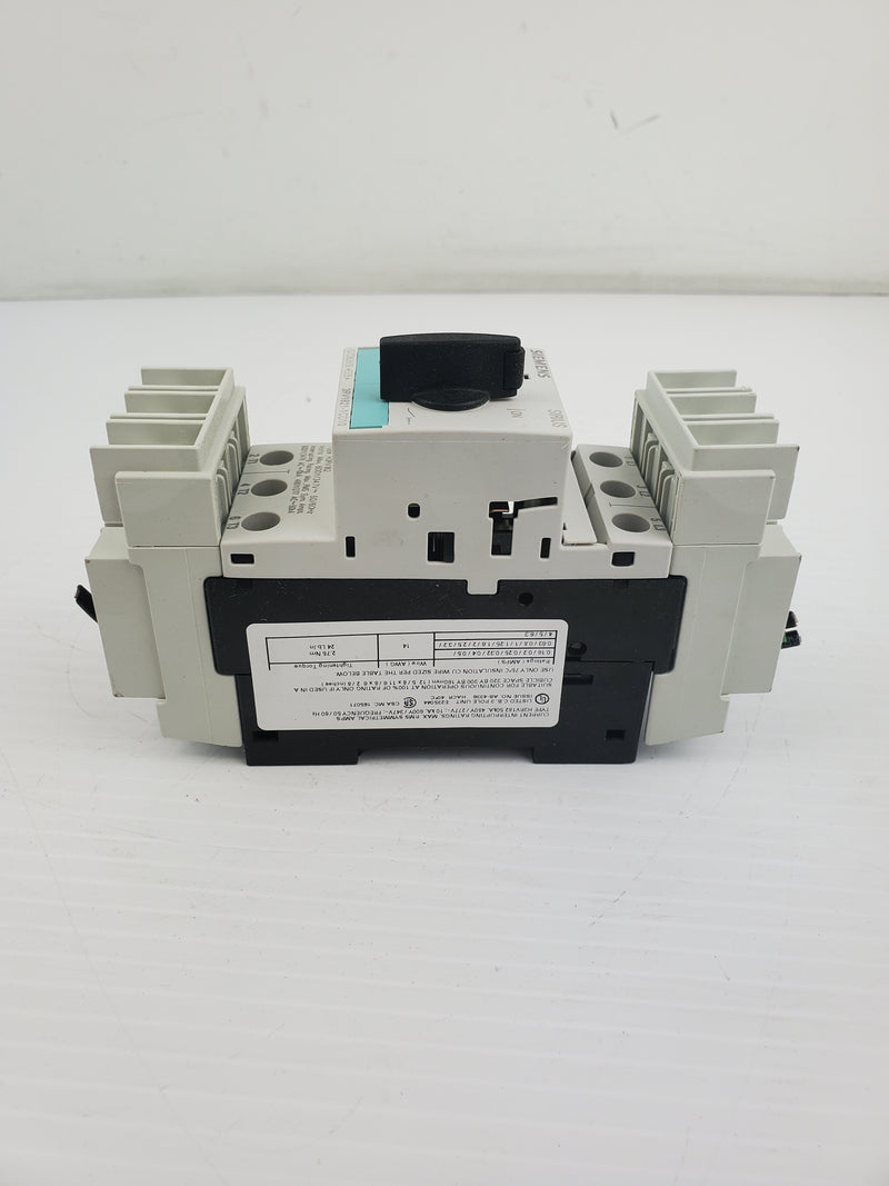 Siemens 3RV1821-1CD10 Motor Starter Circuit Breaker