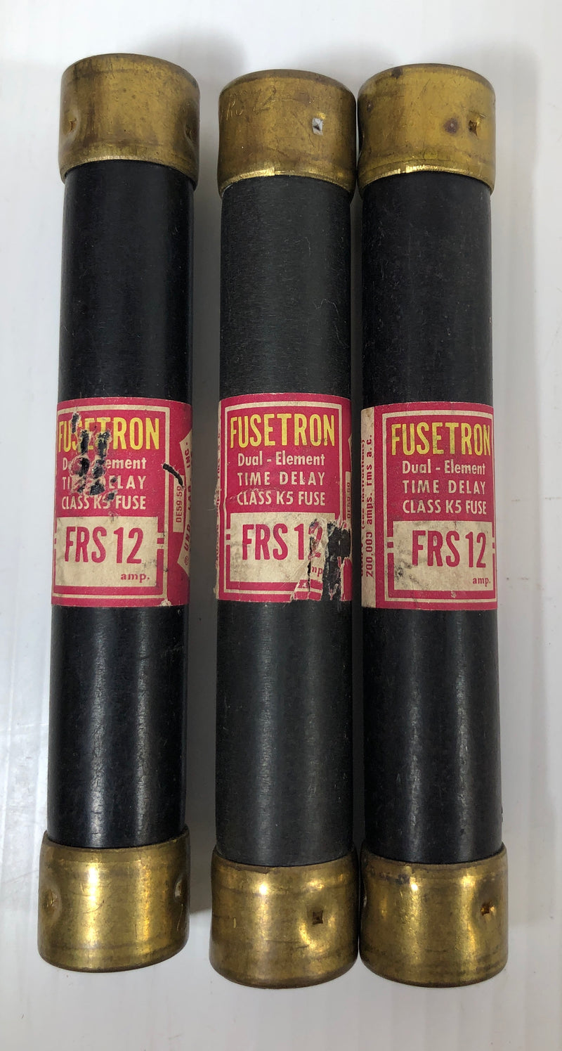 Fusetron Fuse FRS12 (Lot of 3)