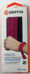 Griffin Ribbon Wristband for Fitness Trackers 2 Pack Pink & Black Fitbit