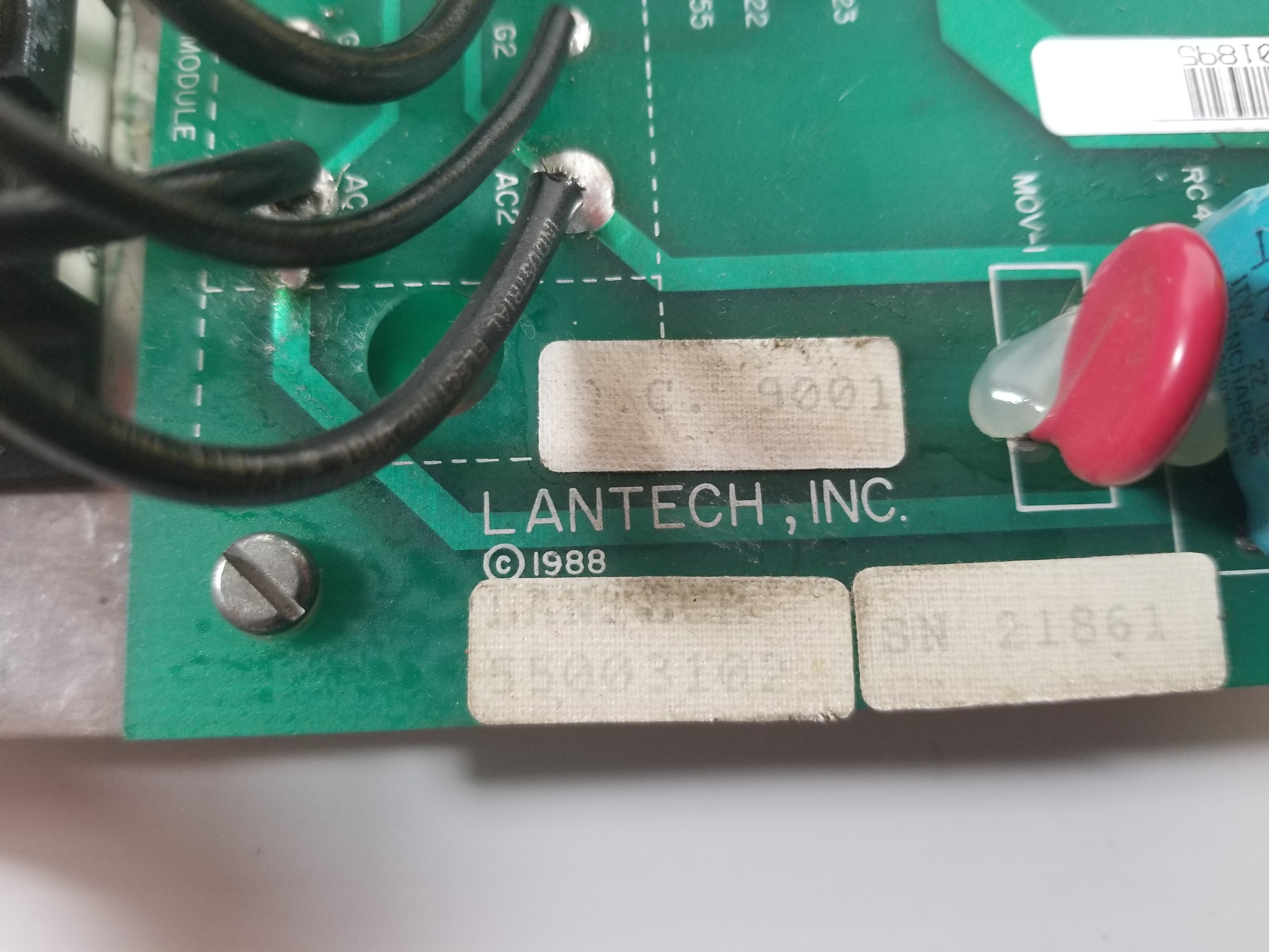 Lantech 55003102 Control Circuit Board