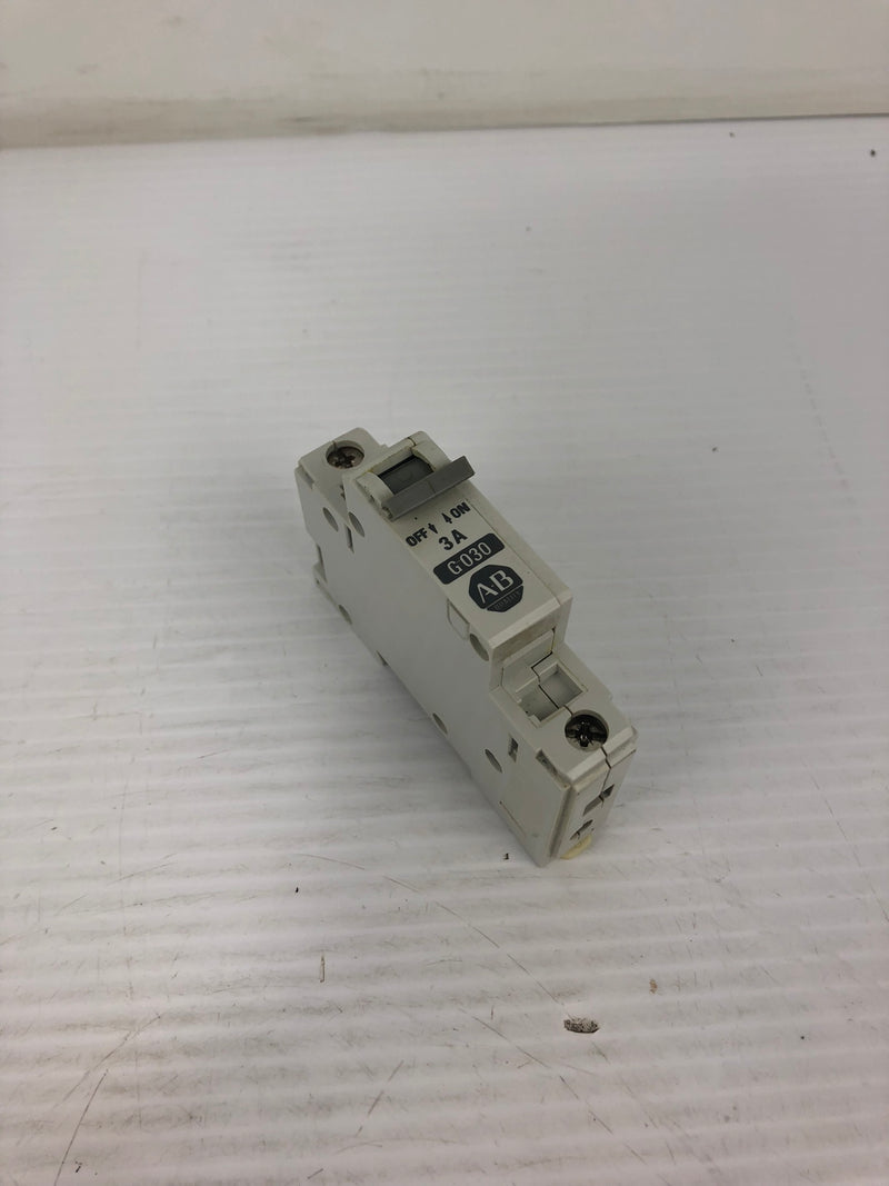 Allen-Bradley 1492-CB1 G030 Series Circuit Breaker 3A