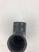 SPEARS Tee Socket Fitting 801-010 1" PVCI SCH80 D2467 Gray