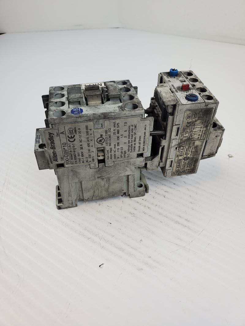 Allen-Bradley 100-C09*10 Series A Contactor With 193-EA4EB Series B Connected