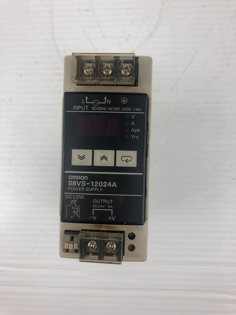 OMRON S8VS-12024A Power Supply Solid State DC30V