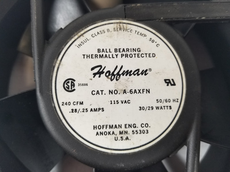 Hoffman A-6AXFN Thermally Protected Cooling Fan