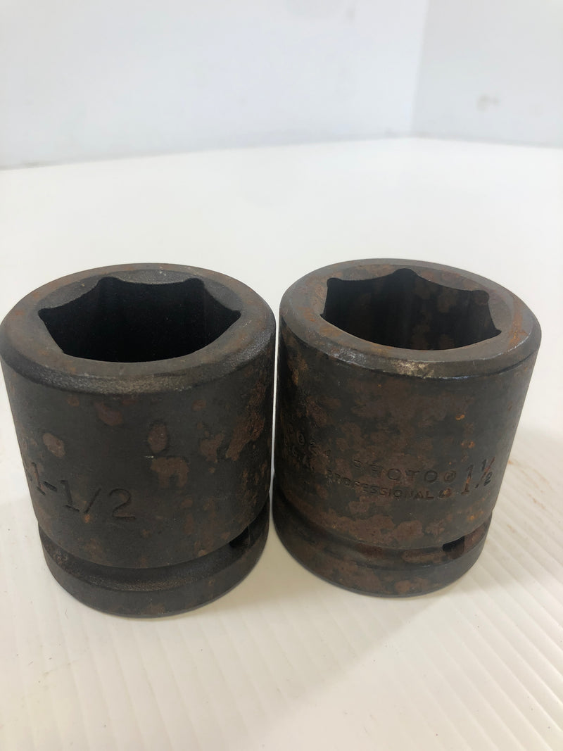 Proto Socket 10024 1-1/2" Lot of 2