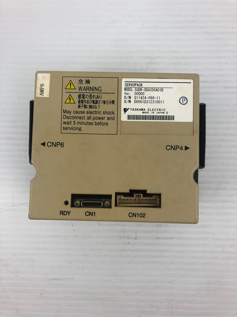 Yaskawa SGDR-SDA350A01B Servopack Drive (Cracked Casing)