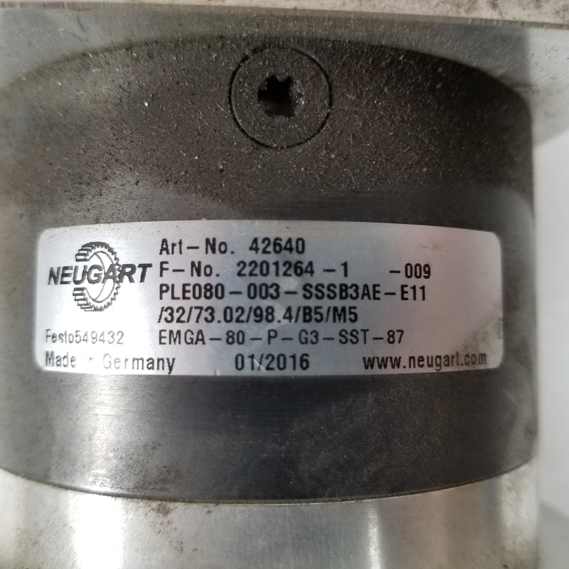 Festo EMMS-ST-87-S-SE-G2 Stepper Motor with Precision Gearhead