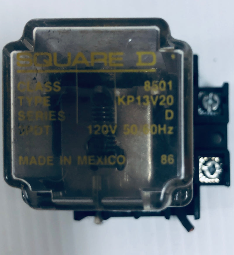 Square D Relay 8501 KP13V20 and Allen-Bradley Socket 700-HN126 Series A