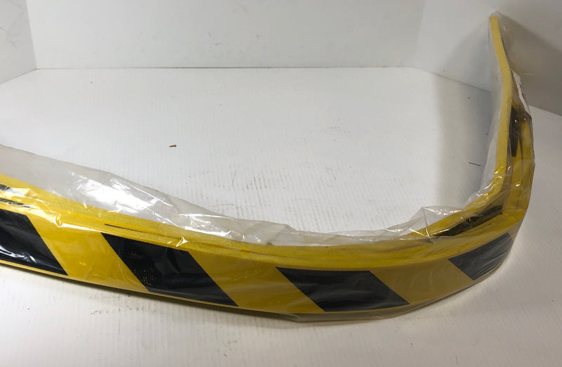 Yellow and Black Caution Safety Adhesive Foam Strip (Lot of 3) 2" x 3'