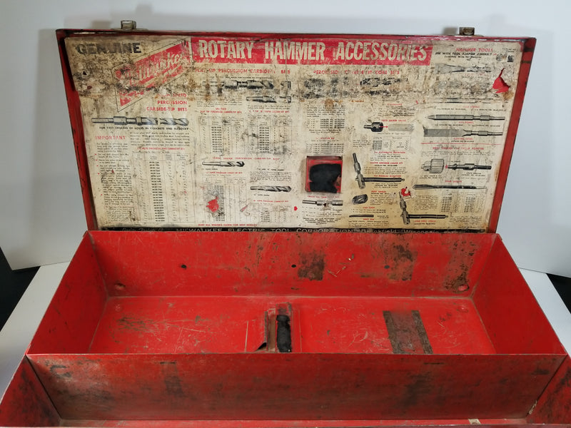 Milwaukee Rotary Hammer All Metal Collectable Tool Box