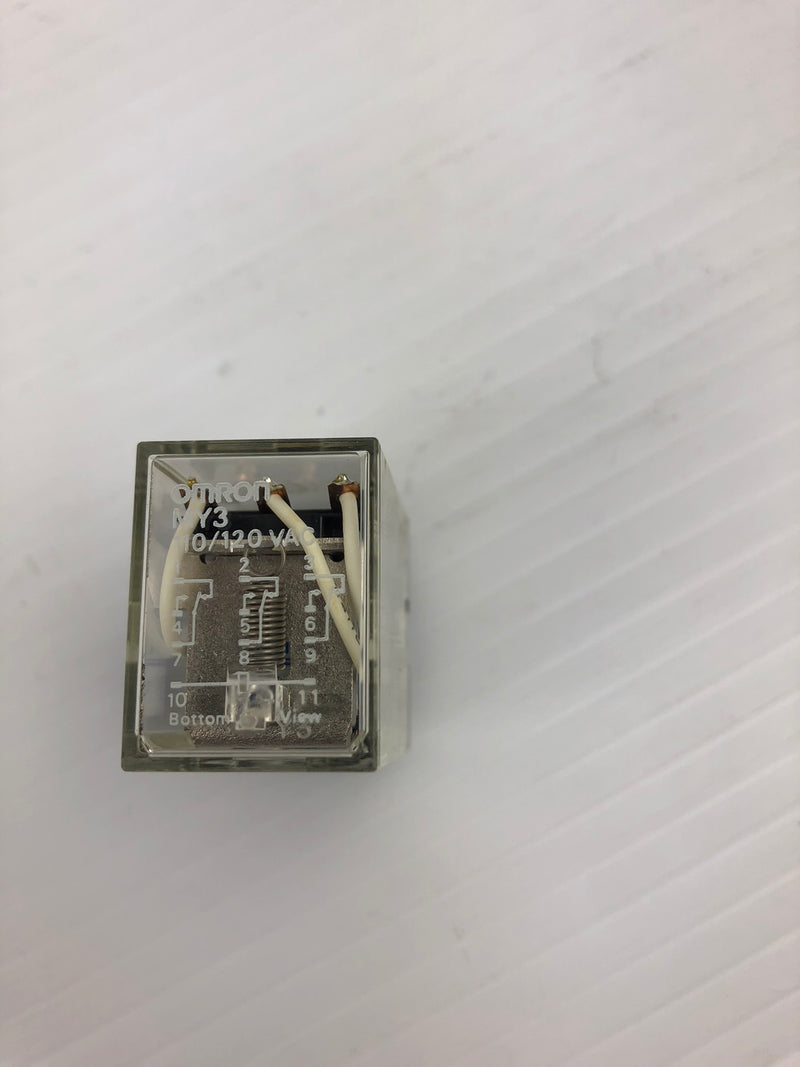 OMRON MY3 Relay 240 VAC 28 VDC 110/120 VAC