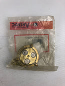 Velvac 600017 Brass Vented Gas Cap Assembly with Male Thread