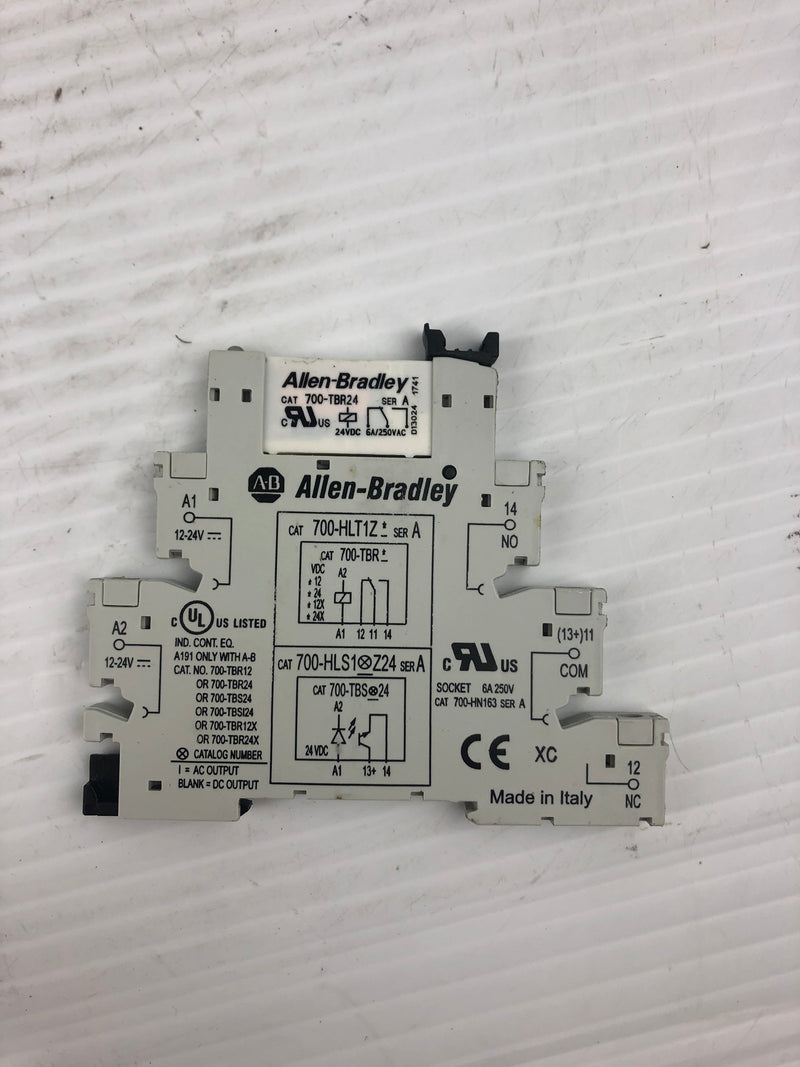 Allen-Bradley 700-HLT1Z Series A Relay with 700-TBR24