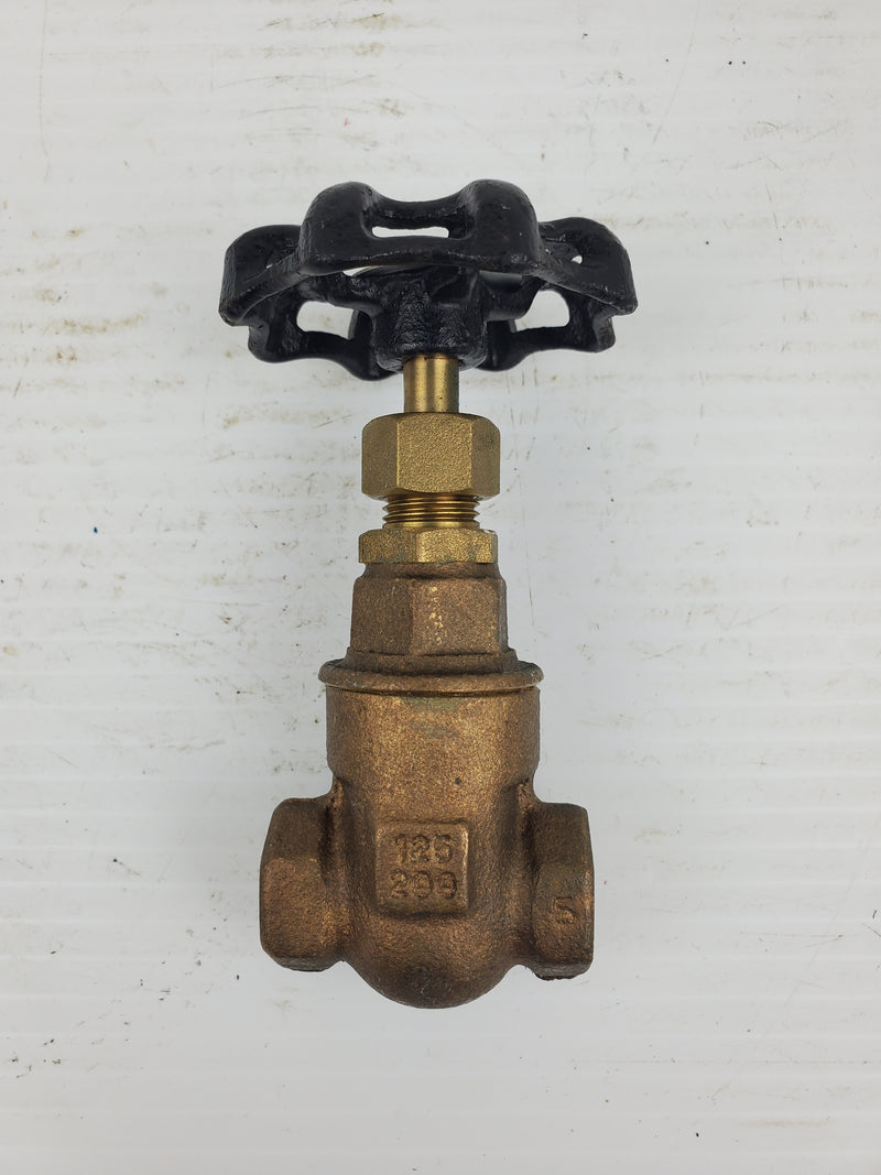 Hammond IB645 Brass Gate Valve 1/4"