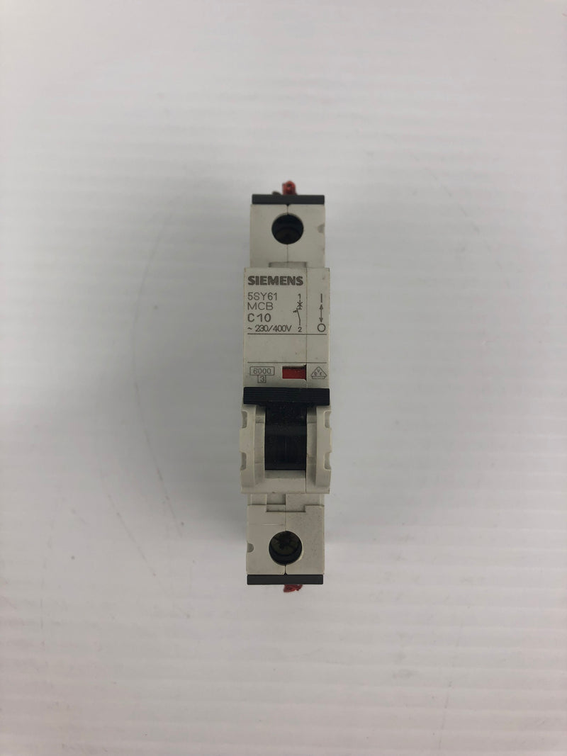 Siemens 5SY61 Circuit Breaker MCB C10 230/400V