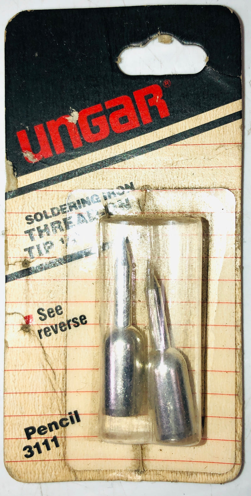 Ungar Soldering Iron Thread On Tip 1/4" Pencil 3111