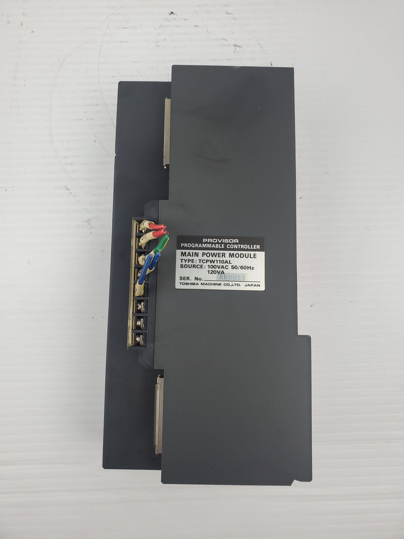 Toshiba Provisor TC200 Programmable Controller TCPW110AL Main Power Module