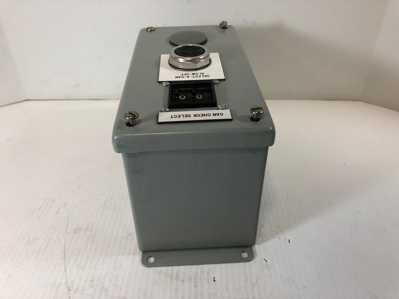 Allen-Bradley Can Line Electrical Control Box Select-A-Can Blow-Off