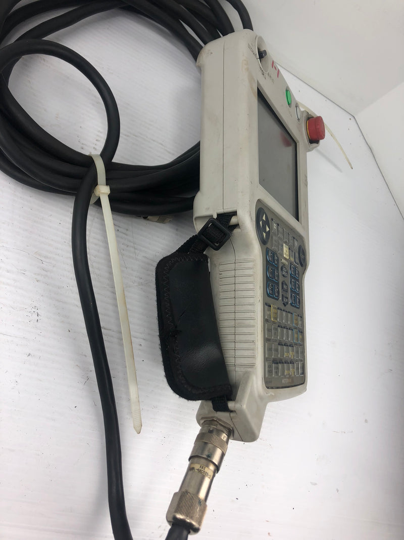 Yaskawa Electric Motoman JZRCR-NPP01B-1 Teach Pendant A052077 with Cable