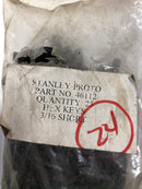 Stanley Proto Hex Keys 46112 Qty 25 3/16 Short
