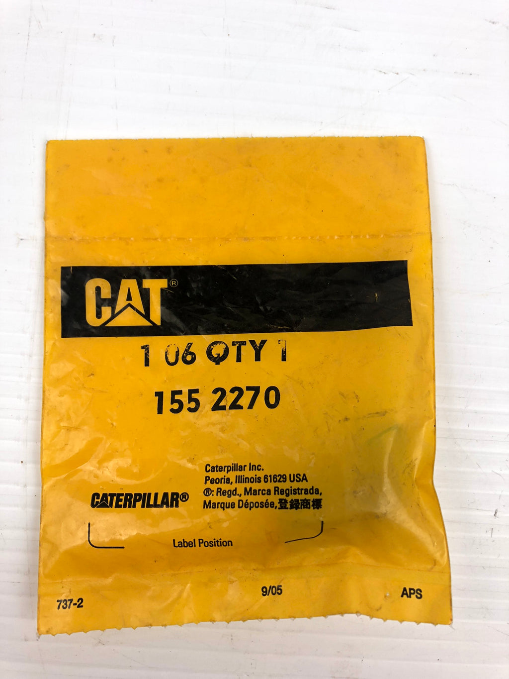 CAT 155-2270 Plug Connector Caterpillar 1552270 3412 SR4 SR4B SR4BHV ...