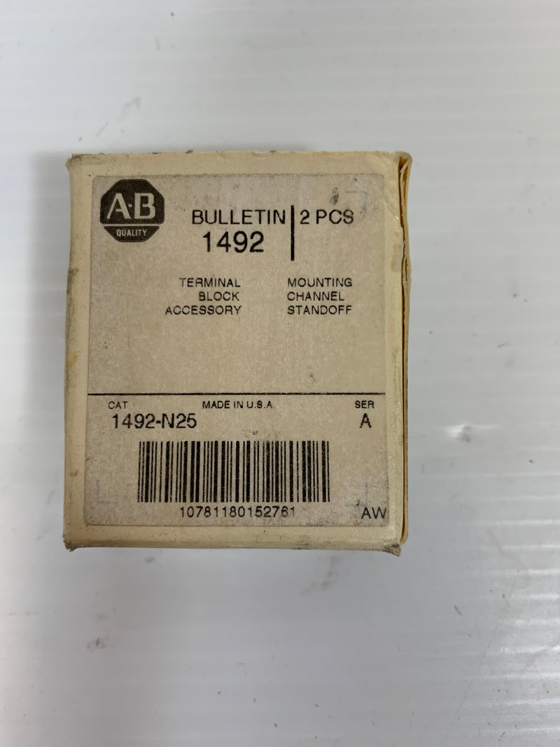 Allen Bradley Terminal Block Accessory 1492-N25 Series A