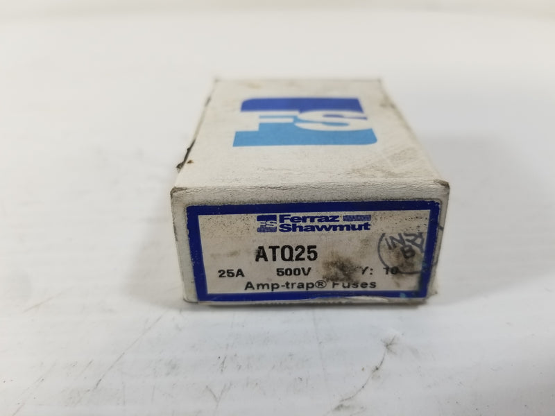 Ferraz Shawmut ATQ25 Amp-Trap 25A Fuse (Box of 10)