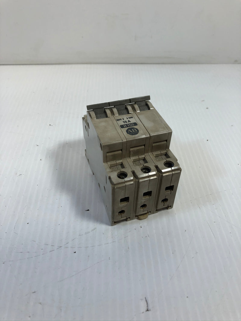 Allen-Bradley 1492-CB3 H150 Circuit Breaker Series B 15A