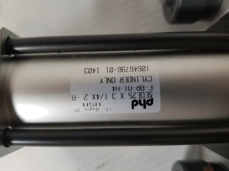 PHD SEDE25 X 3 1/4X 2 -A E-BR-Q1 Guided Pneumatic Cylinder