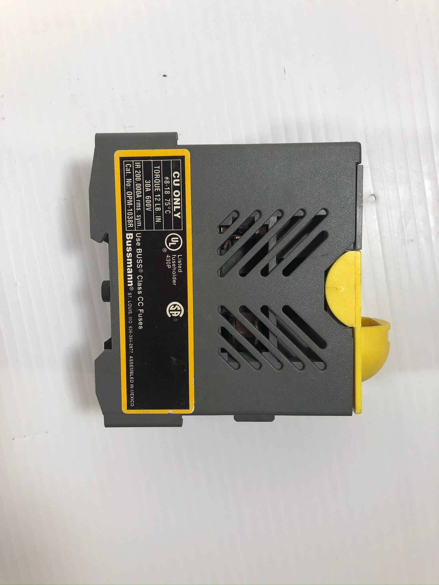 Bussmann Optima OPM-1038R Overcurrent Protection Fuse Holder Module