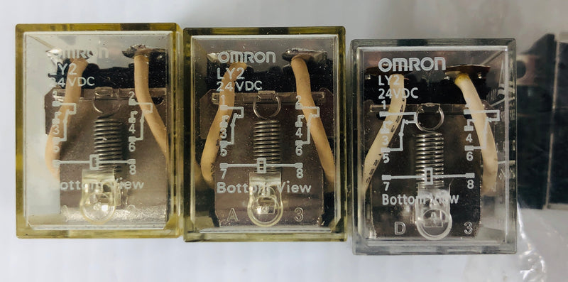 Omron Relay LY2 24 VDC (Lot of 6)