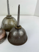 Lot of 3 Vintage Oil Can Dispensers Eagle Pittsburgh CEM MFG CO