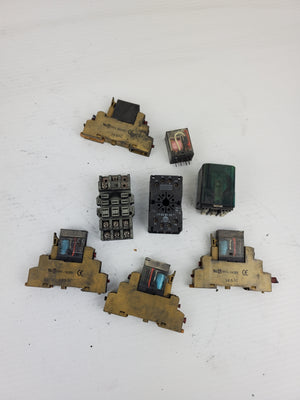 Mixed lot of Relays and Sockets