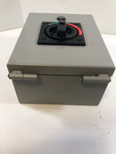 Steel Enclosure Box with Switch Knob 9-3/4" x 7-3/4" x 5" No Key