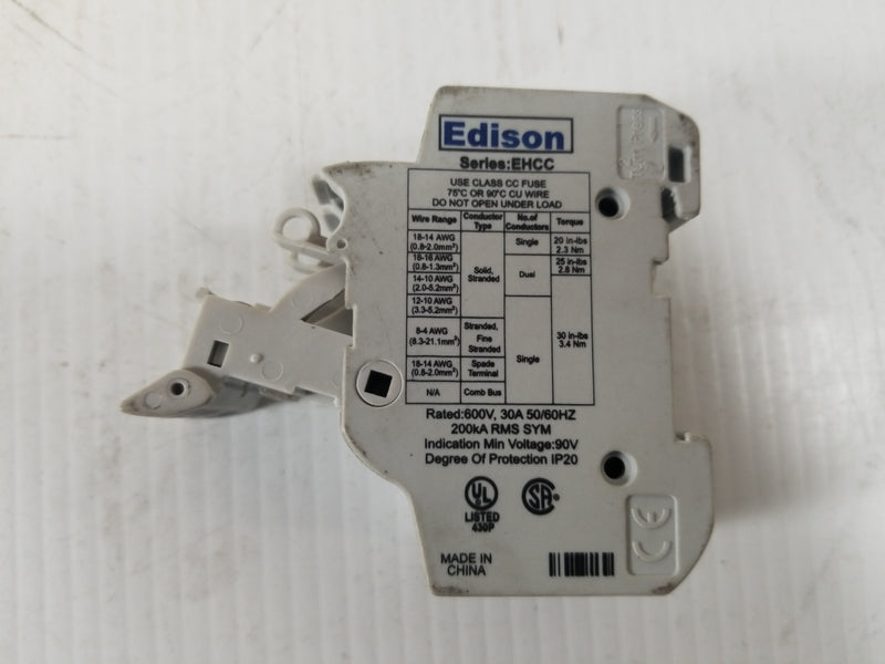Edison EHCC Fuse Holder 2-Pole