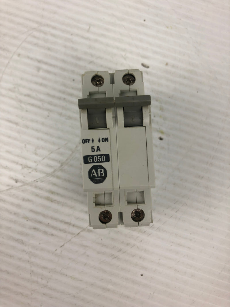 Allen-Bradley 1492-CB2 G050 Series B Circuit Breaker 5A