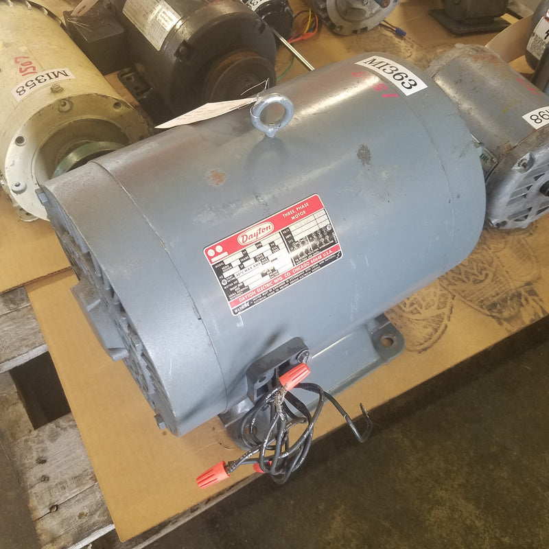 Dayton 2N991G 3HP Electric Motor 1150 / 950 RPM
